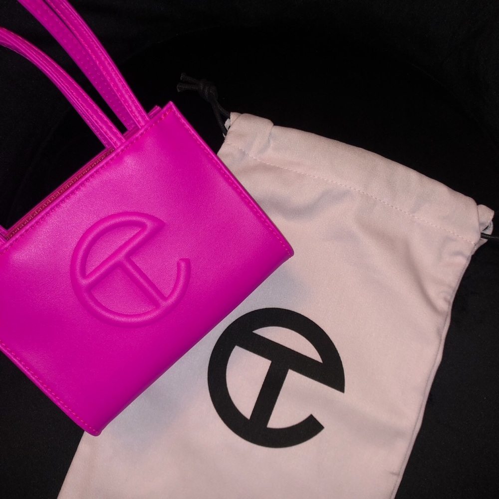 authentic mini bag in the perfect pink